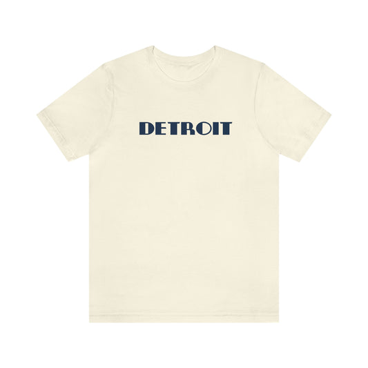 'Detroit' T-Shirt (Art Deco Font) | Unisex Standard Fit