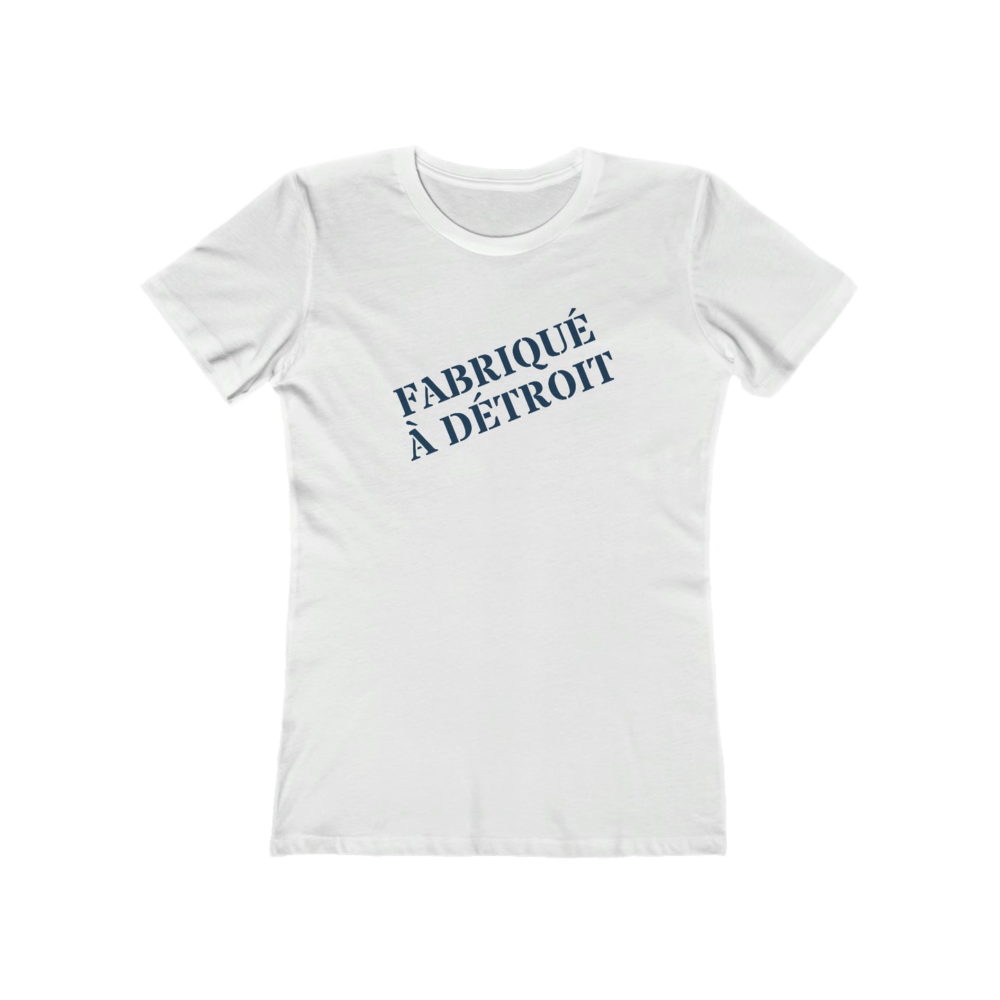 'Fabriqué à Détroit' T-Shirt | Women's Boyfriend Cut