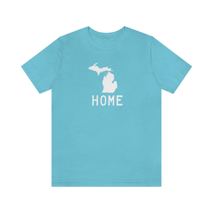 Michigan 'Home' T-Shirt (Licence Plate Font) | Unisex Standard Fit