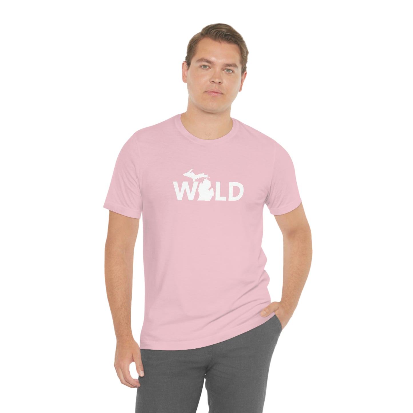 Michigan 'Wild' T-Shirt (Geometric Sans Font) | Unisex Standard Fit