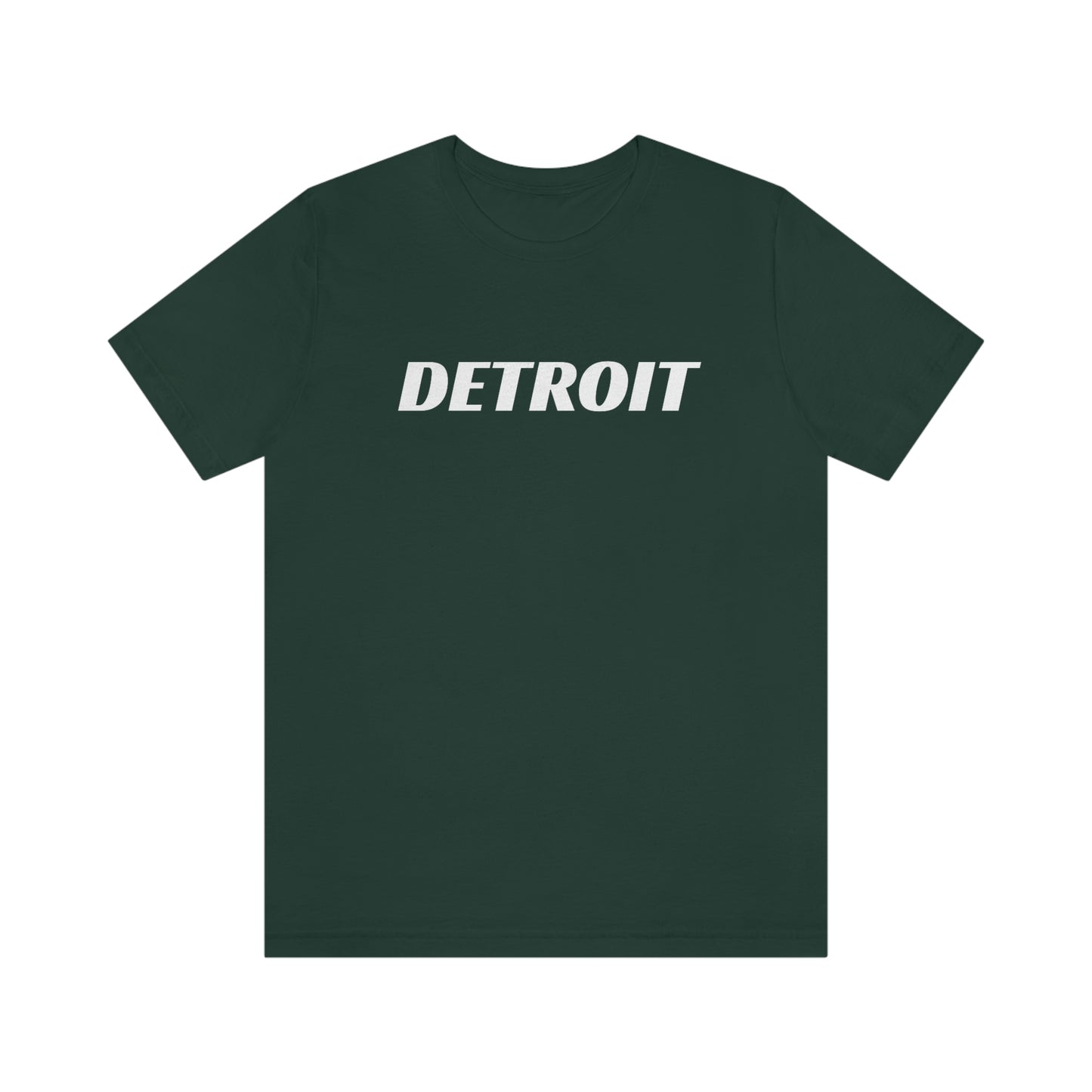 'Detroit' T-Shirt (Racing Font) | Unisex Standard Fit