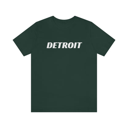 'Detroit' T-Shirt (Racing Font) | Unisex Standard Fit