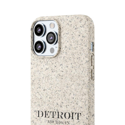 'Detroit Est. 1701' Phone Cases (Black Color) | Android & iPhone - Circumspice Michigan