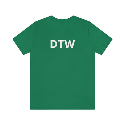 Detroit 'DTW' T-Shirt | Unisex Standard Fit