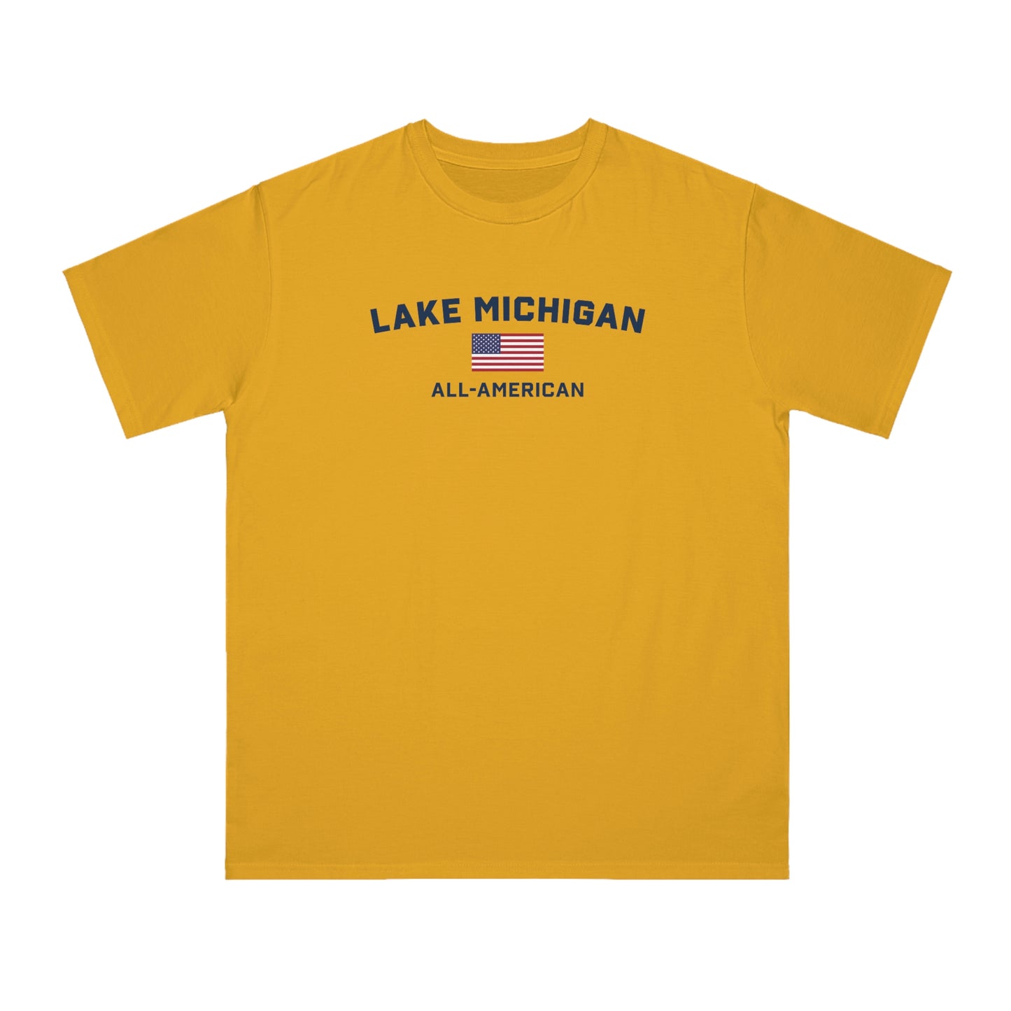 'Lake Michigan All-American' T-Shirt | Organic Unisex