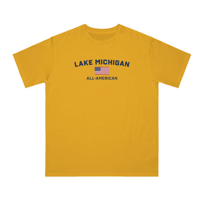 'Lake Michigan All-American' T-Shirt | Organic Unisex