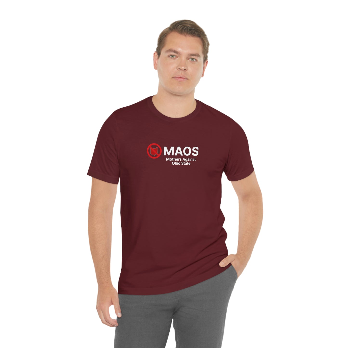 'MAOS Mothers Against Ohio State' T-Shirt | Unisex Standard Fit