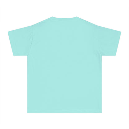 Michigan Upper Peninsula T-Shirt (w/ UP Quebec Flag Outline) | Youth Garment-Dyed