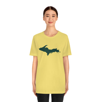 Michigan Upper Peninsula T-Shirt (w/ Green UP Outline) | Unisex Standard Fit