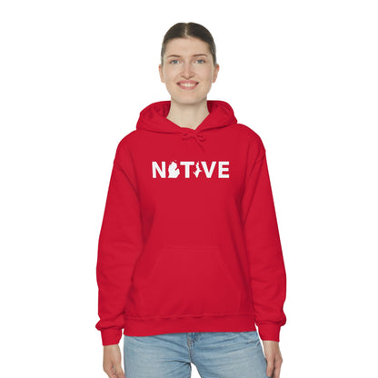 Michigan 'Native' Hoodie (Geometric Sans Font) | Unisex Standard