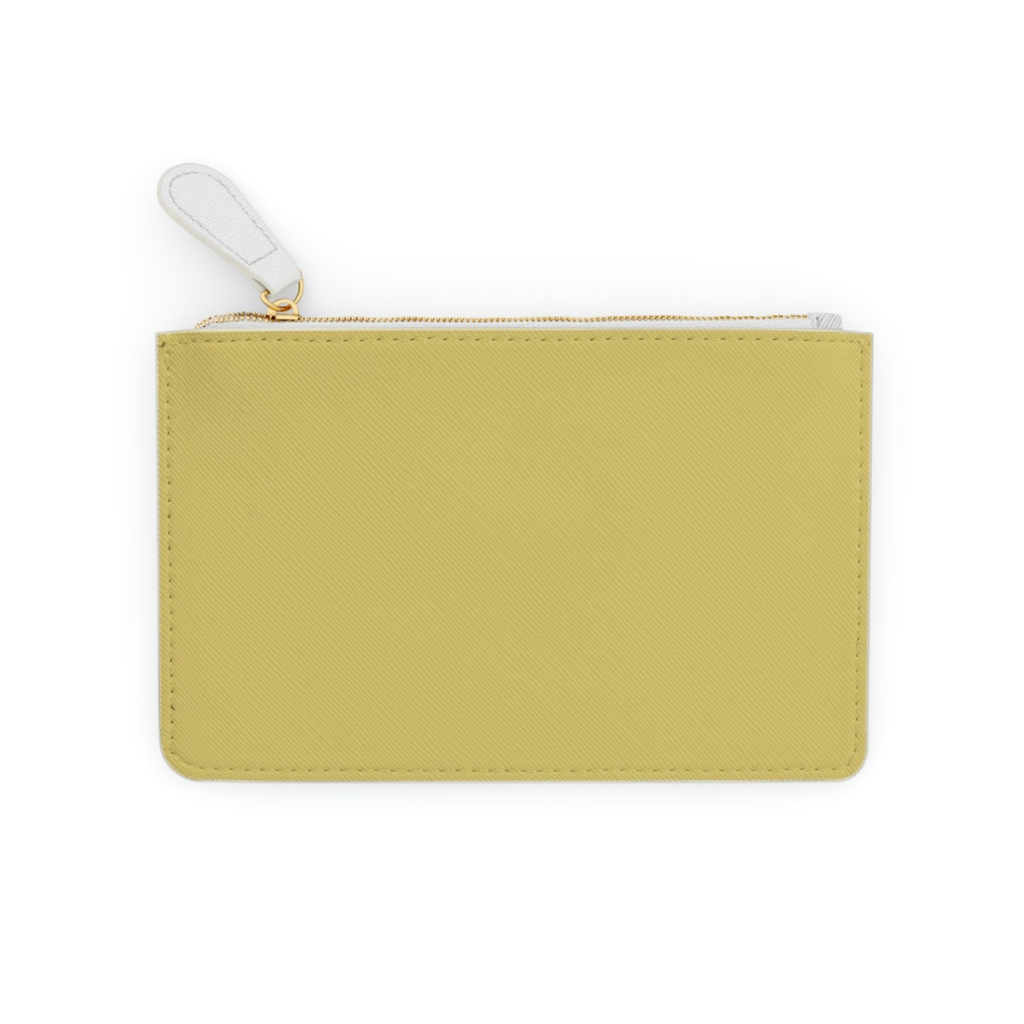 Michigan Upper Peninsula Mini Clutch Bag (Plum Yellow w/ Azure UP Outline)