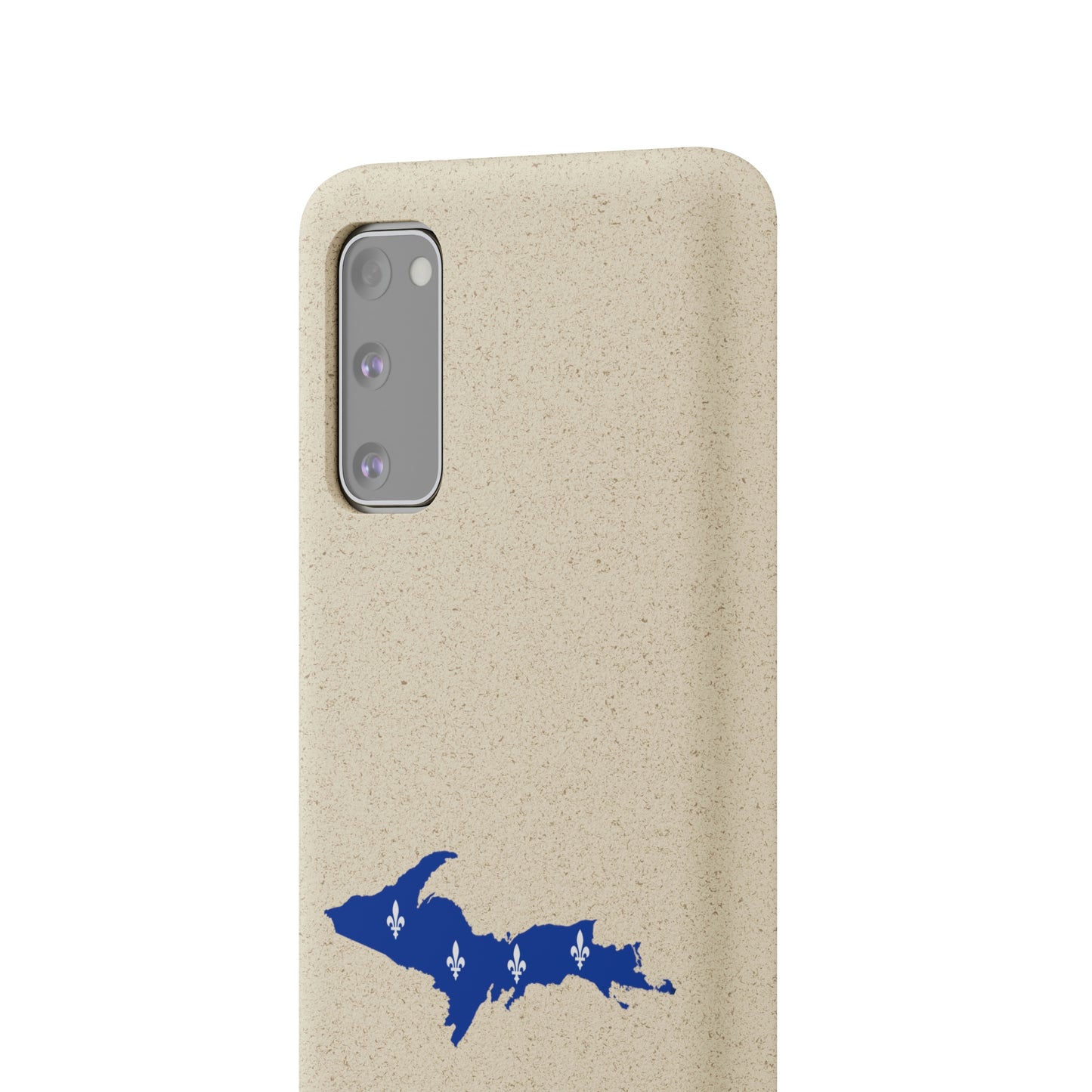 Michigan Upper Peninsula Biodegradable Phone Cases (w/ UP Quebec Flag Outline) | Samsung Android