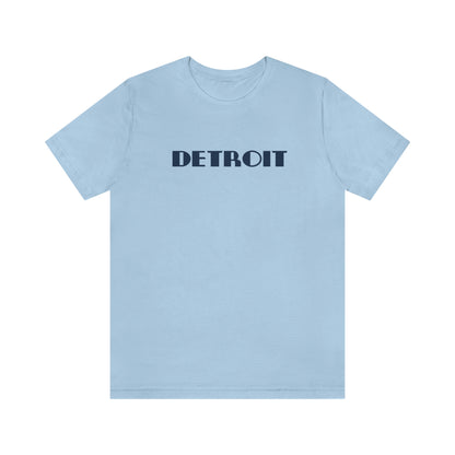 'Detroit' T-Shirt (Art Deco Font) | Unisex Standard Fit