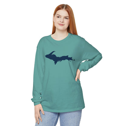 Michigan Upper Peninsula Garment-Dyed T-Shirt | Unisex Long Sleeve