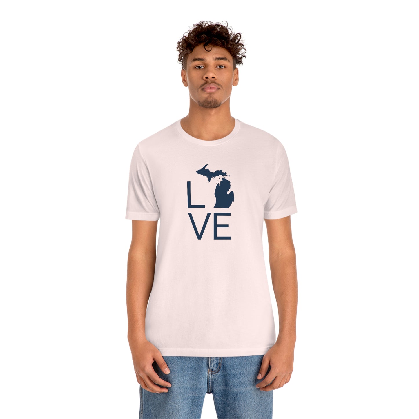 Michigan 'Love' T-Shirt (Thin Sans Font) | Unisex Standard Fit