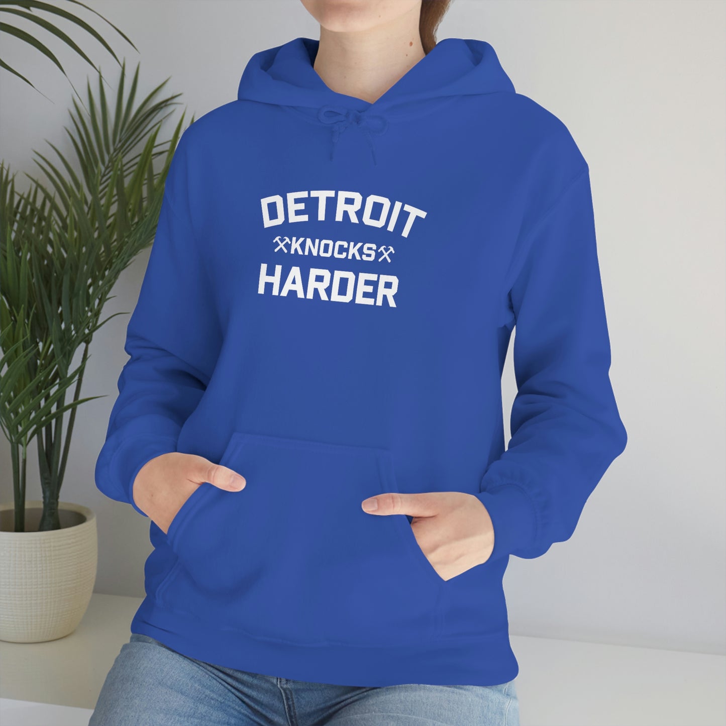 'Detroit Knocks Harder' Hoodie | Unisex Standard