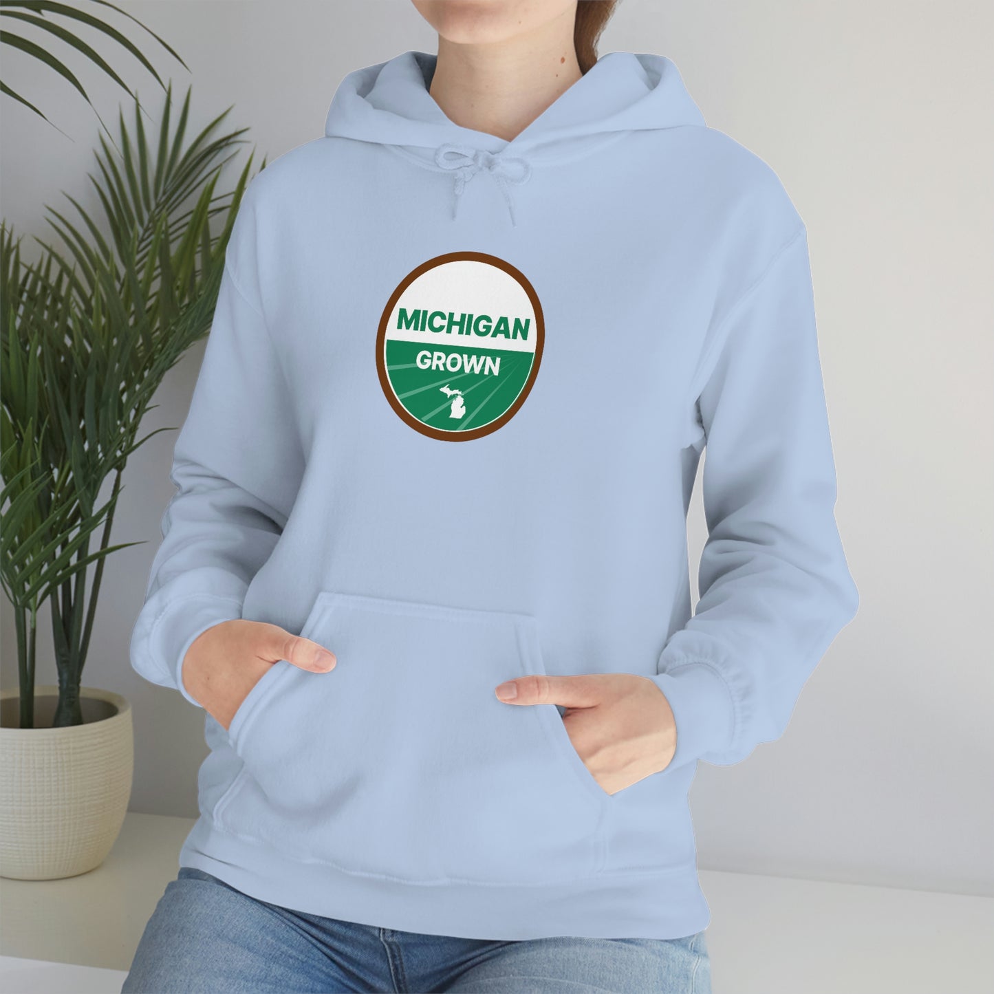 'Michigan Grown' Hoodie (Agricultural Certification Parody) | Unisex Standard