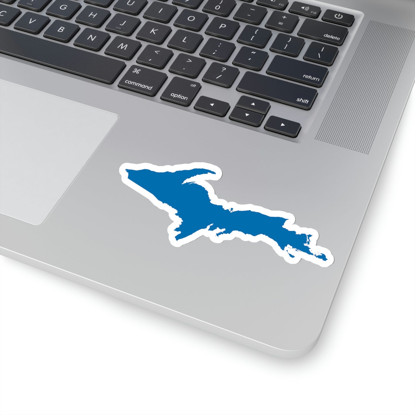 Michigan Upper Peninsula Kiss-Cut Sticker (w/ Azure UP Outline)