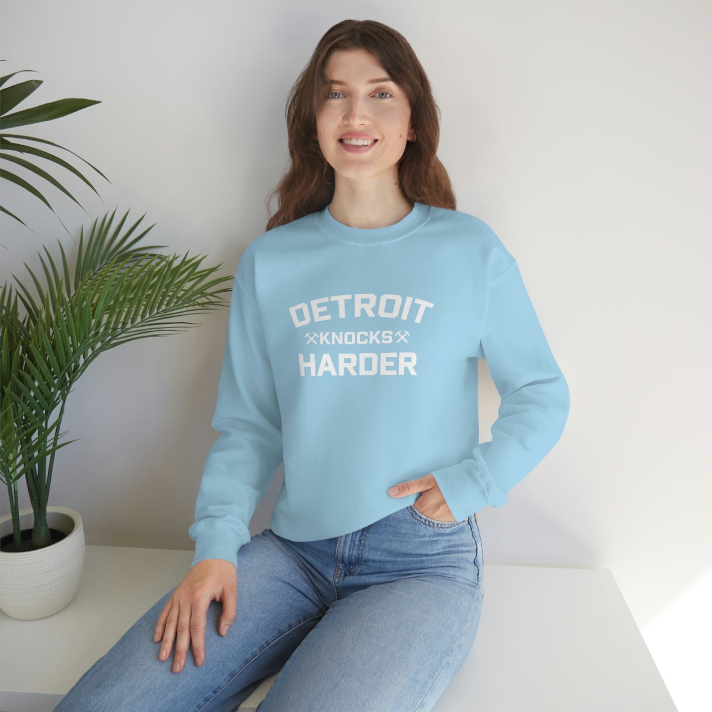 'Detroit Knocks Harder' Sweatshirt | Unisex Standard