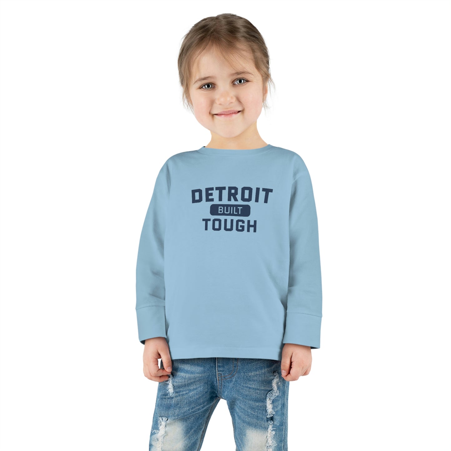 'Built Detroit Tough'' Parody T-Shirt | Toddler Long Sleeve