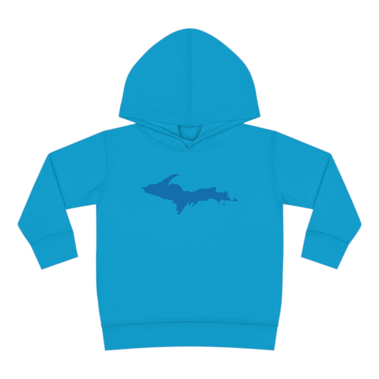 Michigan Upper Peninsula Hoodie (w/ Azure UP Outline) | Unisex Toddler