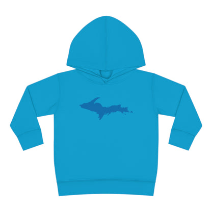 Michigan Upper Peninsula Hoodie (w/ Azure UP Outline) | Unisex Toddler