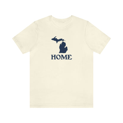 Michigan 'Home' T-Shirt (Woodcut Font) | Unisex Standard Fit