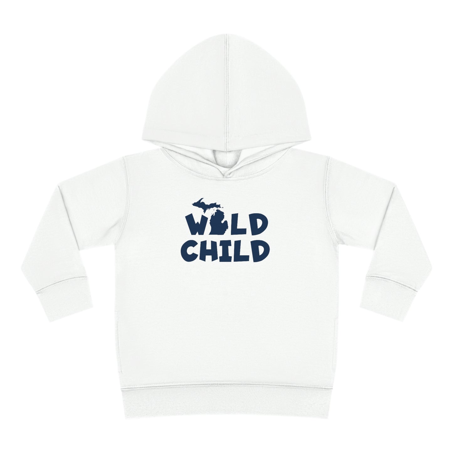 Michigan 'Wild Child' Hoodie (Whimsical Sans Font) | Unisex Toddler