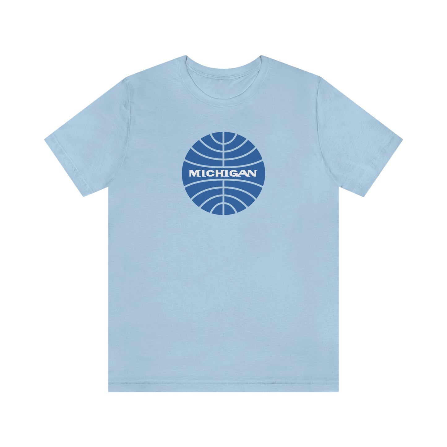 'Michigan' T-Shirt (Retro Airline Parody)  | Unisex Standard Fit