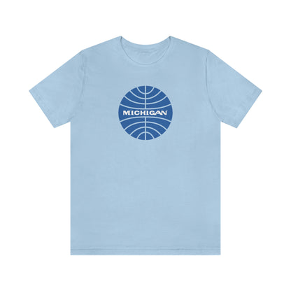 'Michigan' T-Shirt (Retro Airline Parody)  | Unisex Standard Fit