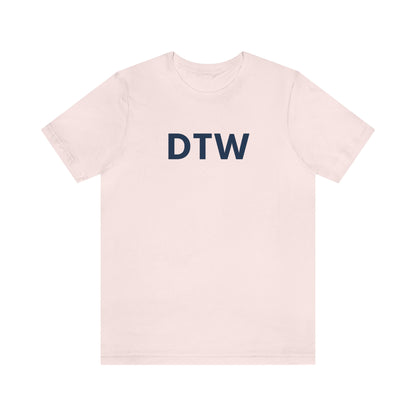 Detroit 'DTW' T-Shirt | Unisex Standard Fit