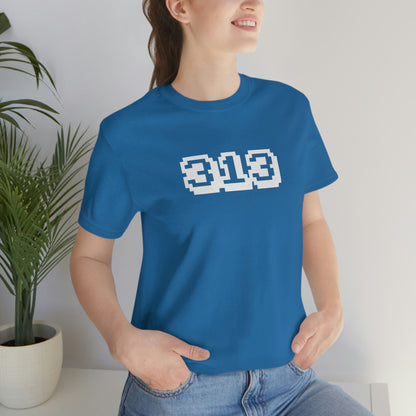 Detroit '313' T-Shirt (Arcade Font) | Unisex Standard Fit