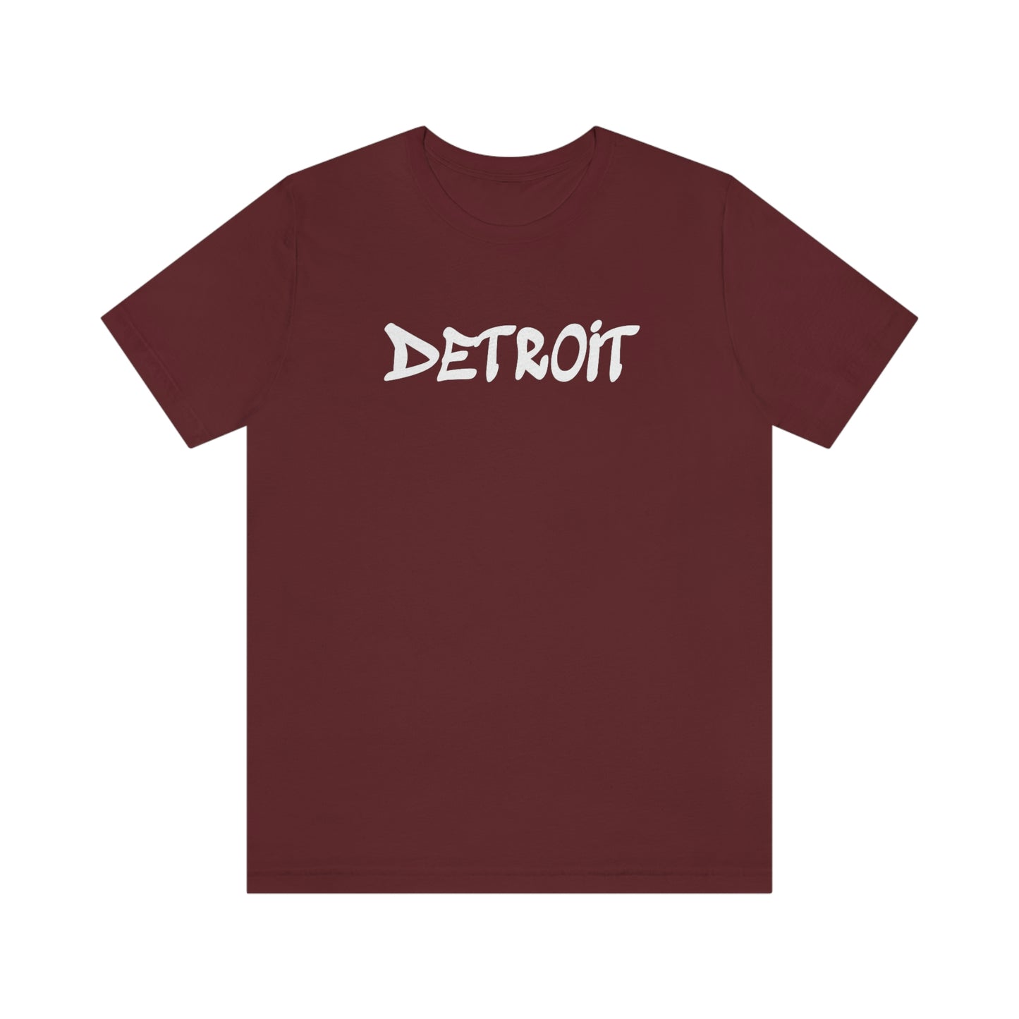 'Detroit' T-Shirt (1980s Hip Hop Font) | Unisex Standard Fit