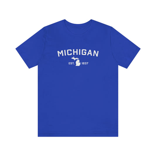 'Michigan EST 1837' ' T-Shirt | Unisex Standard Fit