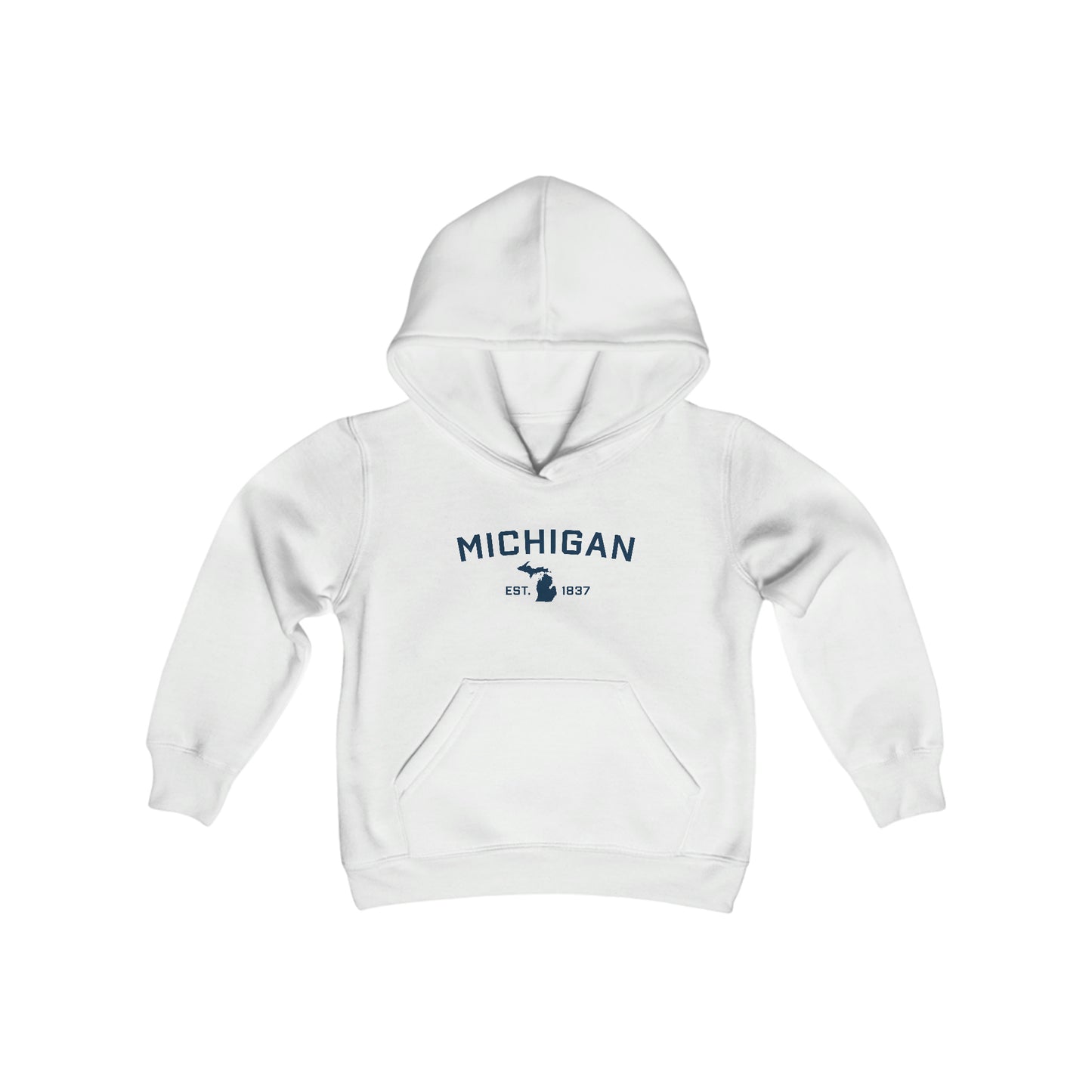 'Michigan EST 1837' Hoodie | Unisex Youth