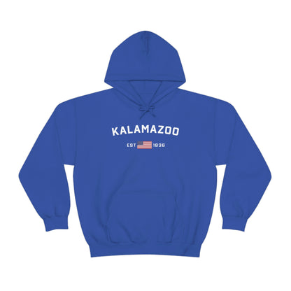 'Kalamazoo EST 1836' (w/USA Flag Outline) | Unisex Standard