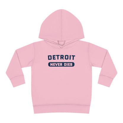 'Detroit Never Dies' Hoodie | Unisex Toddler