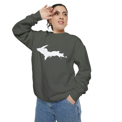 Michigan Upper Peninsula Sweatshirt | Unisex Garment Dyed