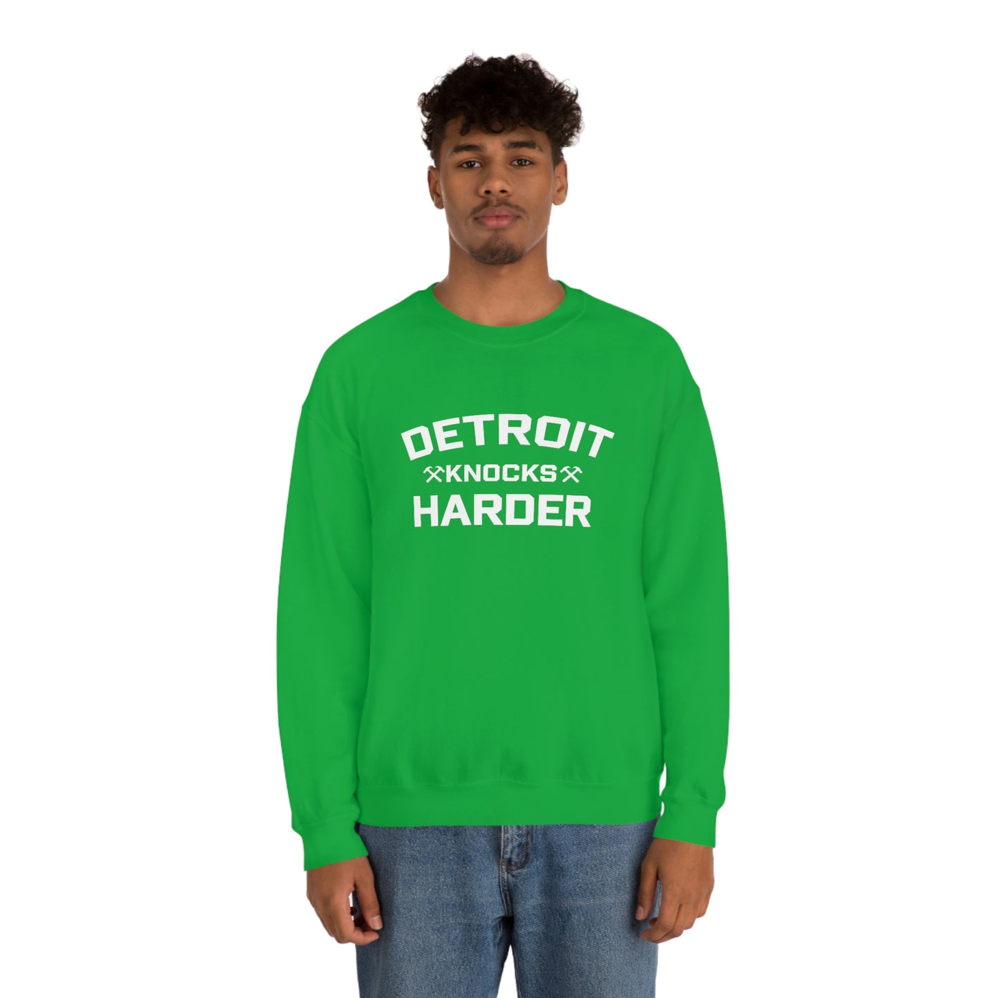 'Detroit Knocks Harder' Sweatshirt | Unisex Standard