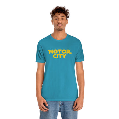 'Motor City' T-Shirt (1970s Epic Sci-Fi Parody) | Unisex Standard Fit