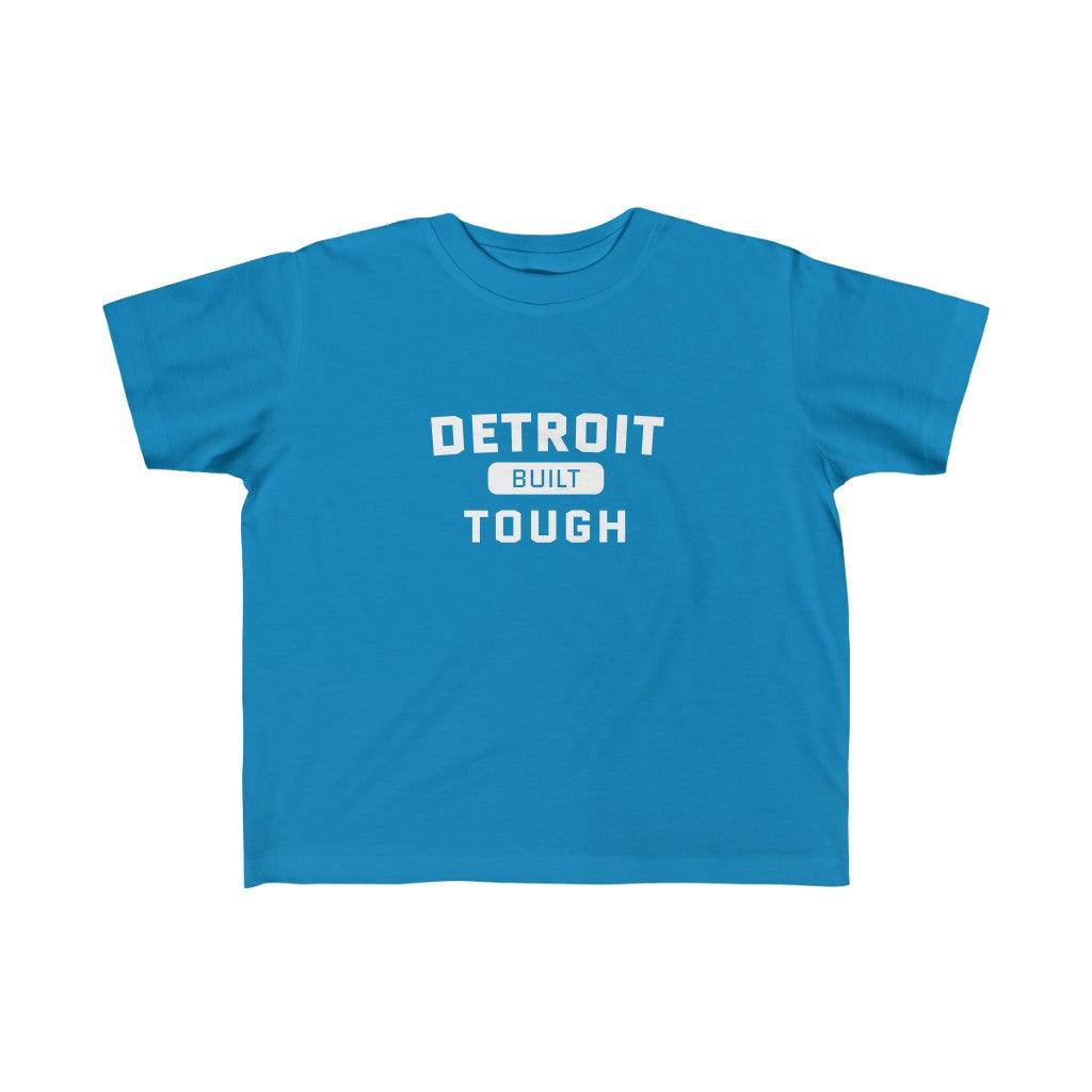 'Built Detroit Tough' T-Shirt | Toddler Short Sleeve - Circumspice Michigan