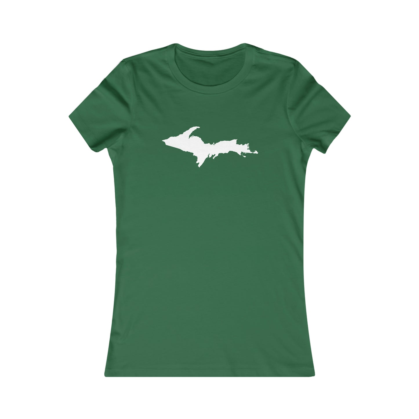 Michigan Upper Peninsula T-Shirt (w/ UP Outline) | Women's Slim Fit