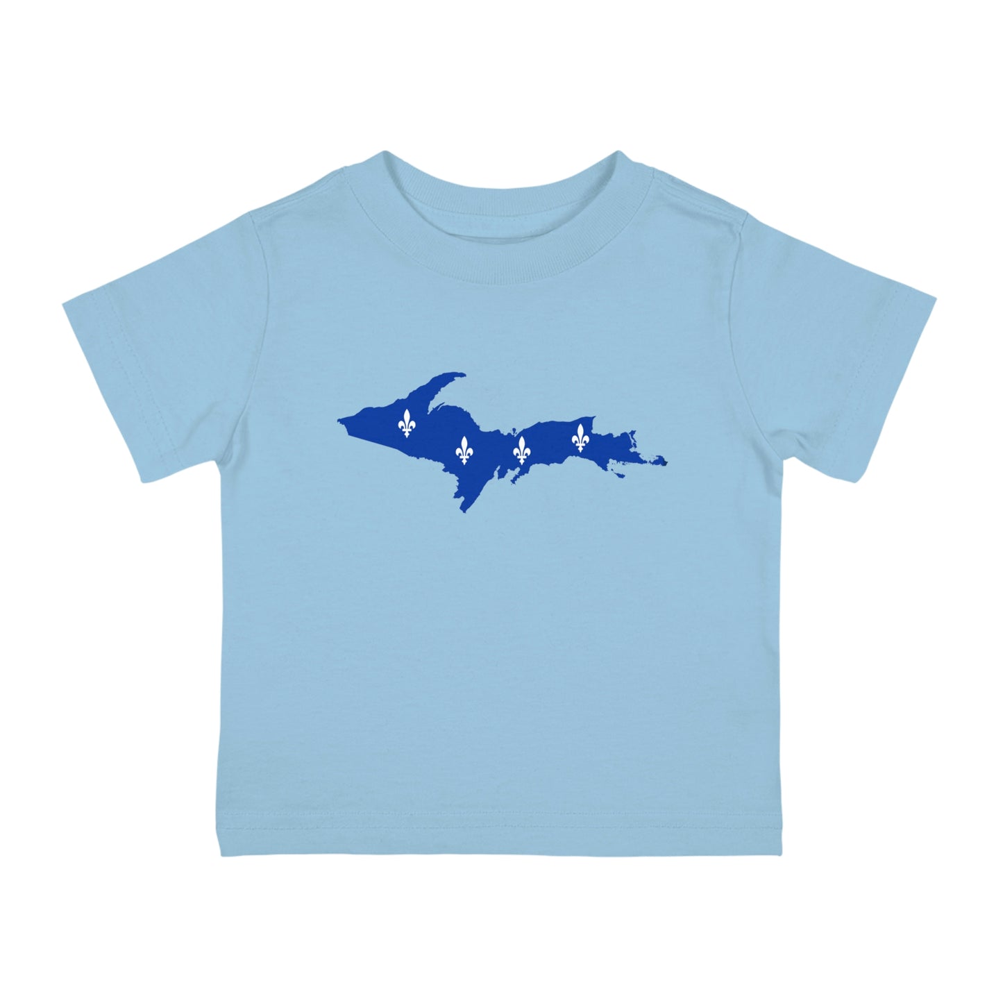 Michigan Upper Peninsula Infant T-Shirt (w/ UP Quebec Flag Outline) | Short Sleeve