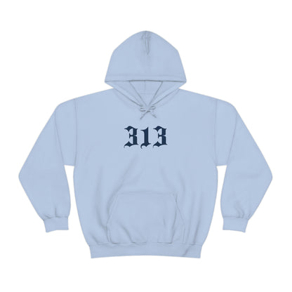 Detroit '313' Hoodie (Old English Font) | Unisex Standard