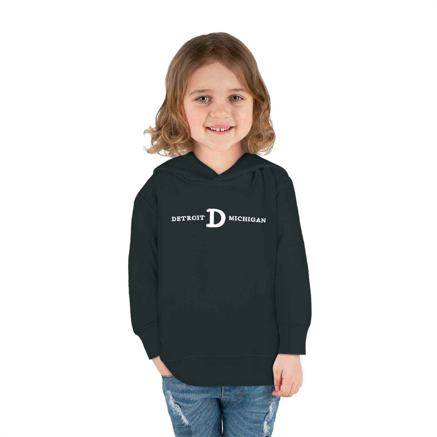 'Detroit Michigan' Hoodie (w/ Old French D) | Unisex Toddler