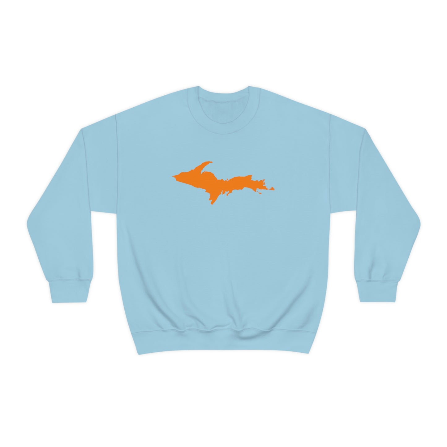 Michigan Upper Peninsula Sweatshirt (w/ Orange UP Outline) | Unisex Standard