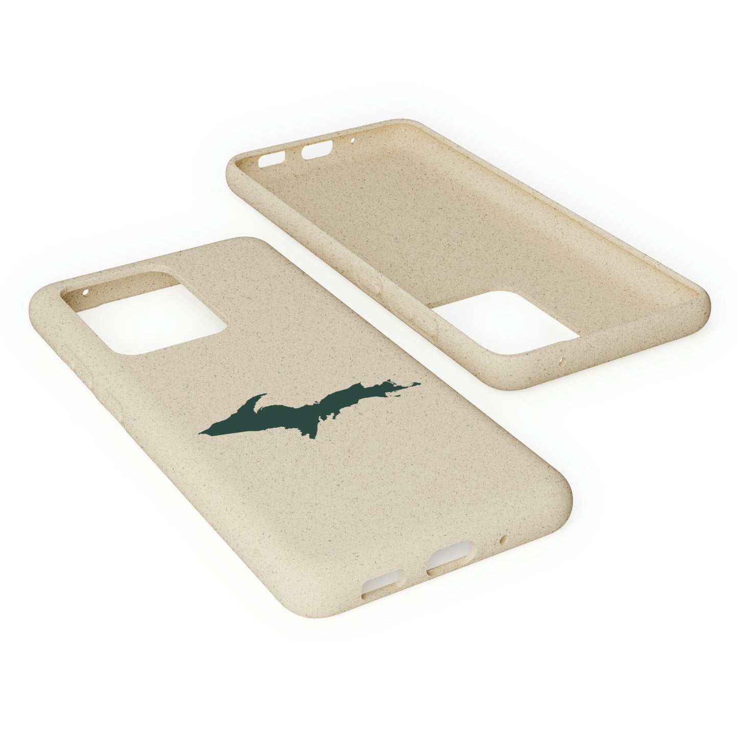 Michigan Upper Peninsula Biodegradable Phone Cases (w/ Green UP Outline) | Samsung Android