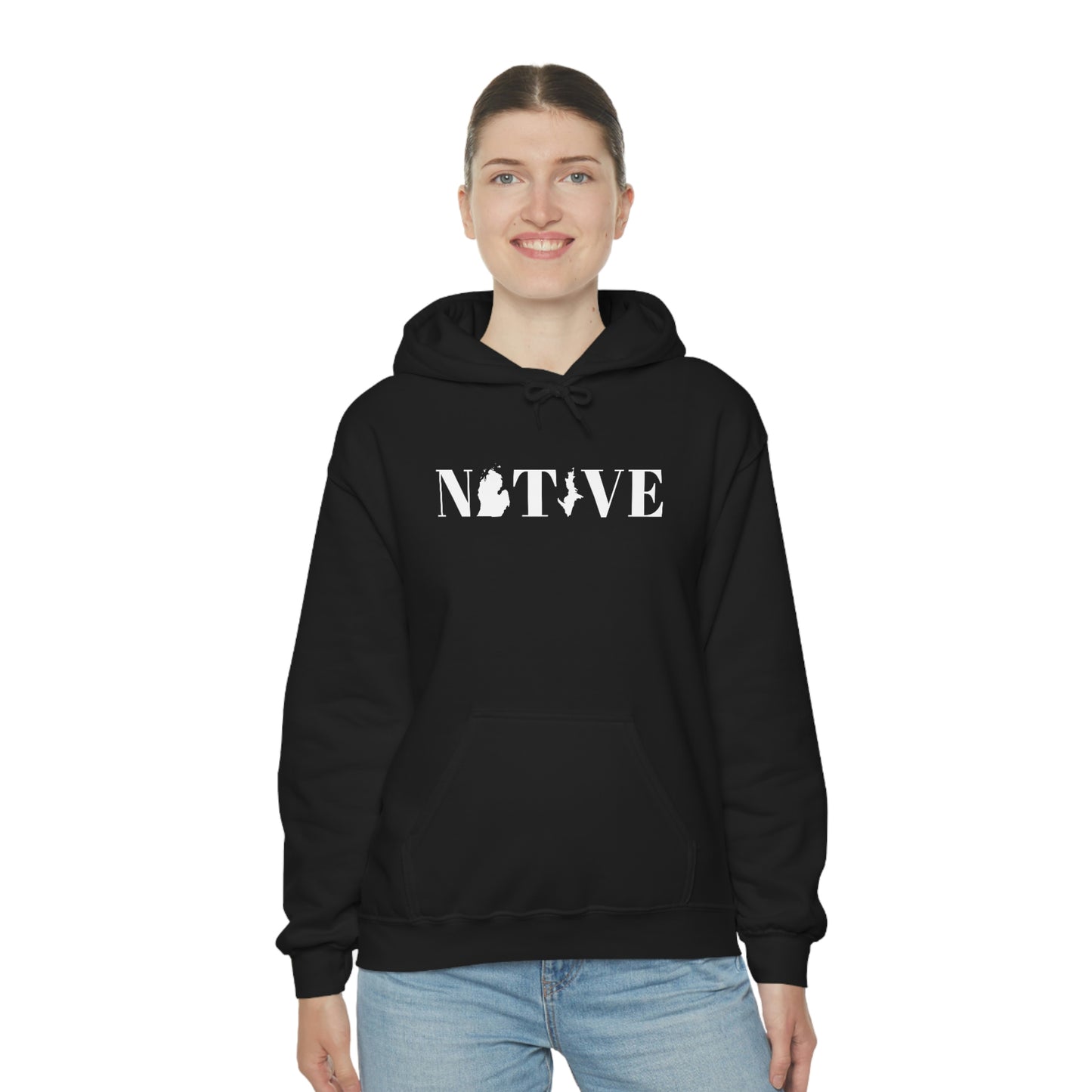 Michigan 'Native' Hoodie (Didone Font) | Unisex Standard