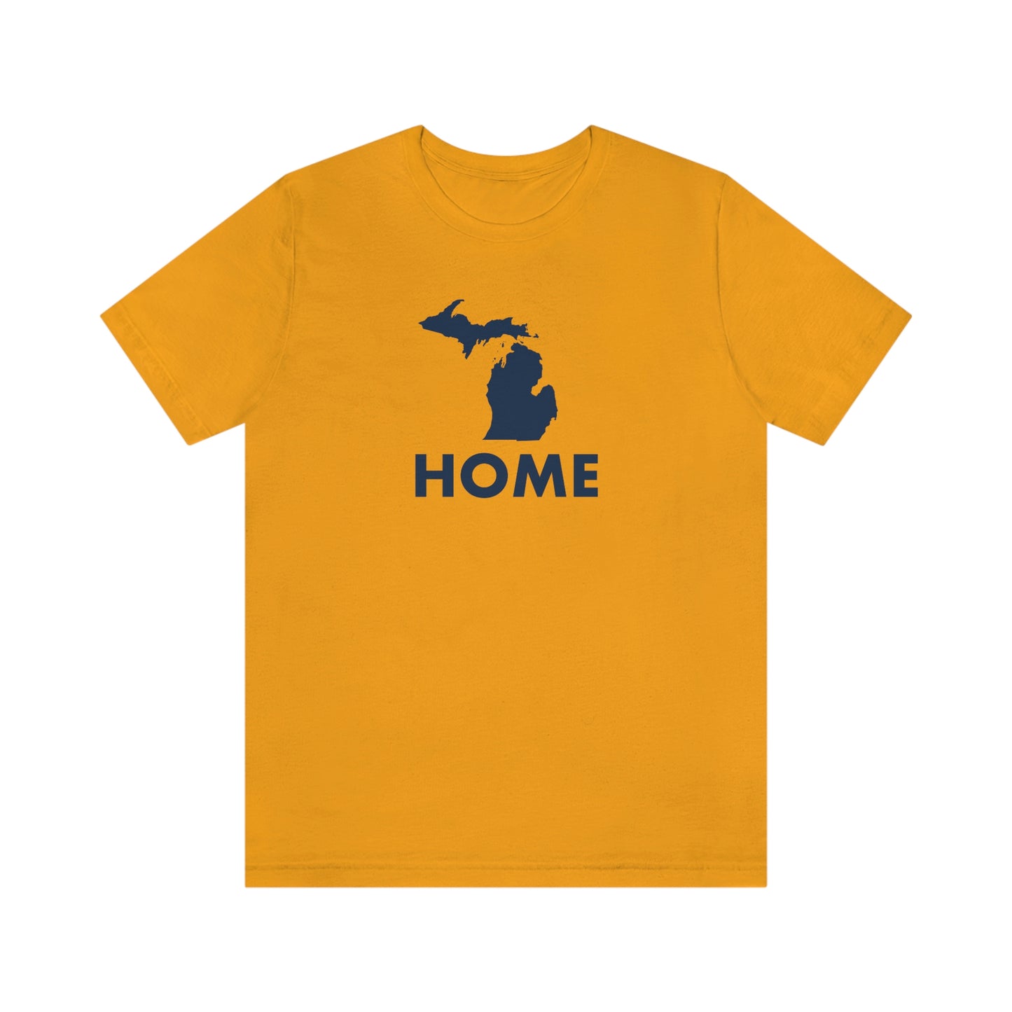 Michigan 'Home' T-Shirt (Geometric Sans Font) | Unisex Standard Fit