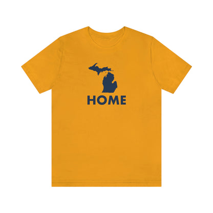 Michigan 'Home' T-Shirt (Geometric Sans Font) | Unisex Standard Fit